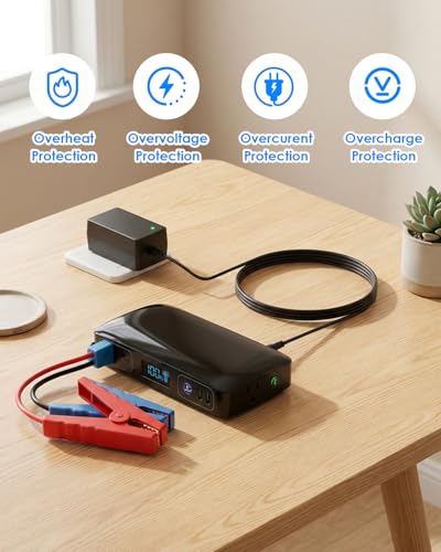 14V Replacement Charger Adapter for Halo Bolt Car Jump Starter Compatible with 57720