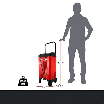 Wheeled 6A Car Battery Charger & Maintainer (175 Amp)