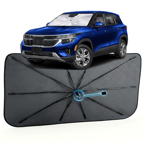 Car Windshield Sun Shade Umbrella for KIA Seltos 2021 (For KIA Seltos 2021-2026)