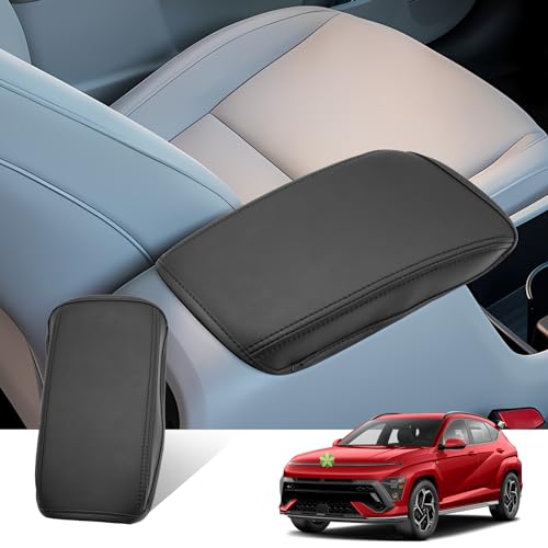 2024 2025 2026 Kona Armrest Cover for 2026 Hyundai Kona Accessories Center Console Cover 2024 Kona Armrest Cover Protector Compatible with 2024 2025 2026 Hyundai Kona SE (2024+ Hyundai Kona)