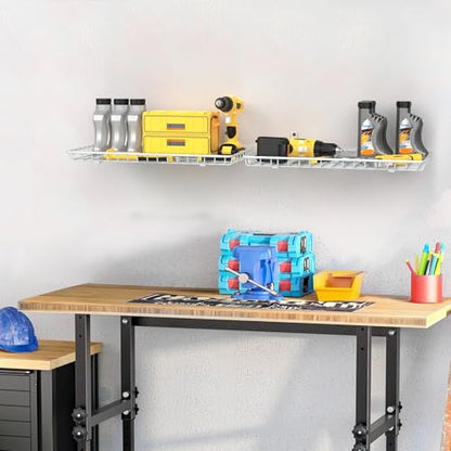 12x24 inch Wall Shelf (White / 12x24 in)