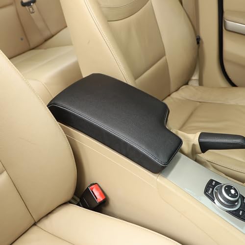 Car Armrest Box Cover for BMW 3 Series E90 E91 E92 E93 2006 (Black)