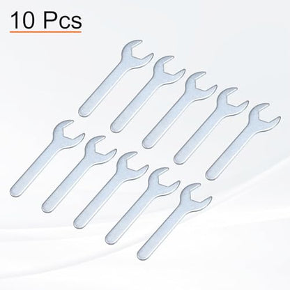 10pcs Small Wrench Open End Wrench 22x126x2.8mm Metric U (22x126x2.8mm)
