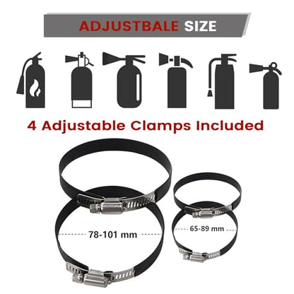 Aluminum MOLLE Panel Fire Extinguisher Mount Kit for 1 (Molle Panel fire extinguisher mount)