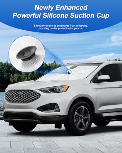 for 2026 Ford Edge Car Windshield Sun Shade Umbrella (2015-2026 Edge)