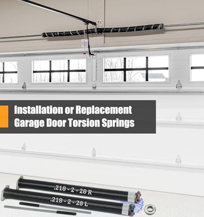 Garage Door Torsion Spring Set (.218x2x28")
