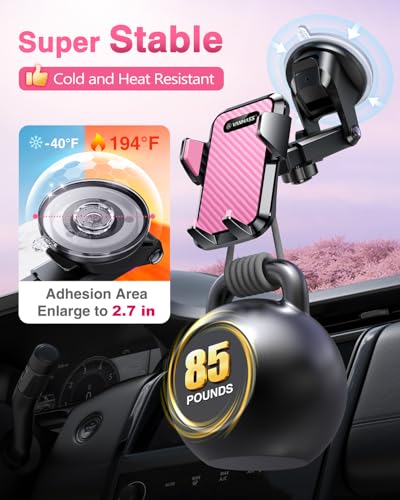 85+LBS Strongest Suction & Military (Light Pink)