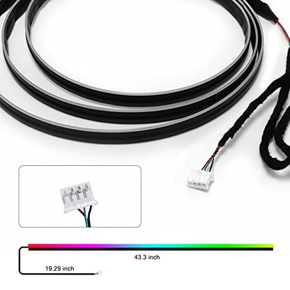 Dreamcolor Acrylic Interior Car LED Strip Light 43 (Dreamcolor Light Strip - 43 inch)