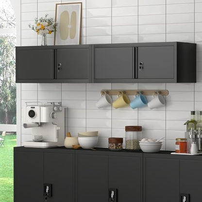 Garage Storage Cabinet (12.8"h Style a / Black)