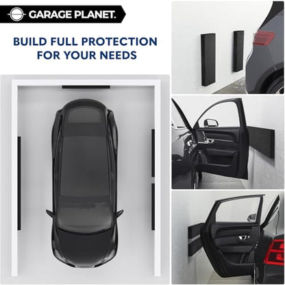WP01 Garage Wall Protector for Car Door (Black / 2 Pack)