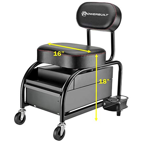 Professional Car Detailers Mechanics Roller Seat (Heavy Duty)