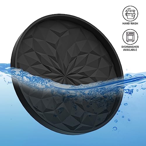 Car Coasters for Cup Holders [4 Pack] (4 Pack-black)