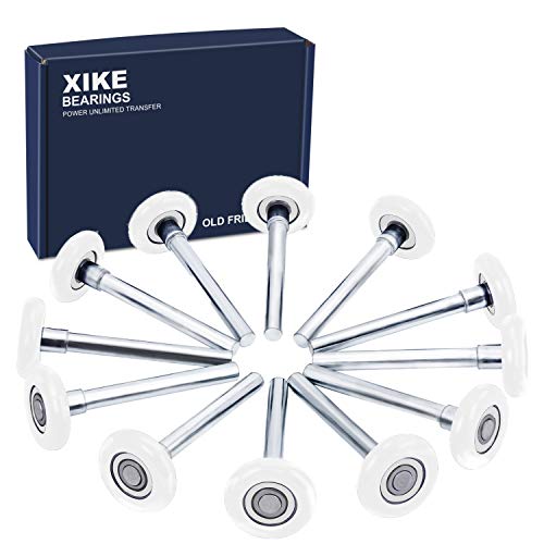 12 Pack White 2" Nylon Garage Door Roller 4" Stem (12 Pack / White)