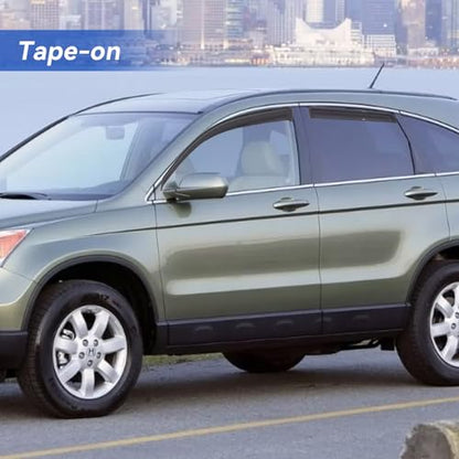 Window Visors Rain Guards for 2007 2008 2009 2010 2011 Honda CRV CR (2007-2011 Honda CRV)