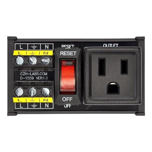 DIN Rail Mount AC 120V NEMA 5 (D-1559T)