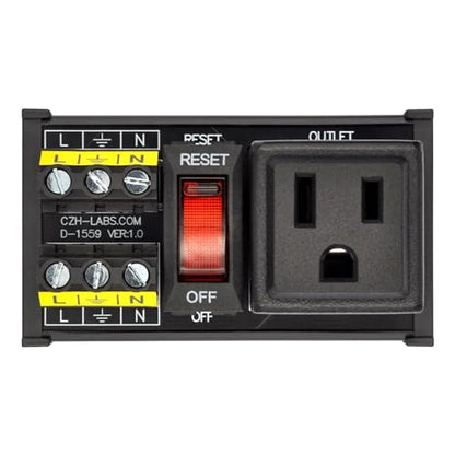 DIN Rail Mount AC 120V NEMA 5 (D-1559T)