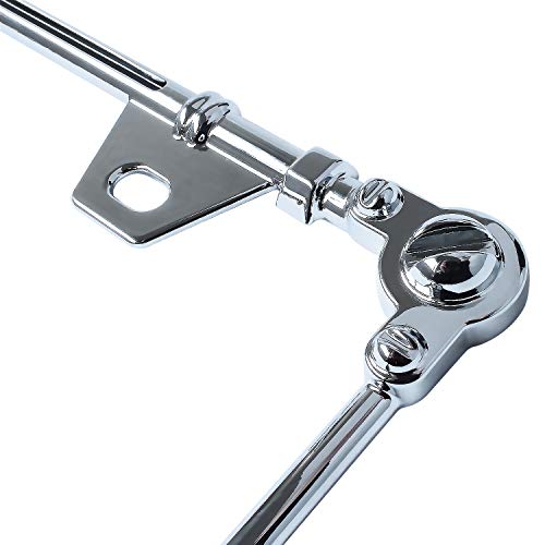 3D Chrome License Plate Frames (Screw Pattern)