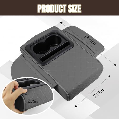 Car Center Console Cover (Gray)