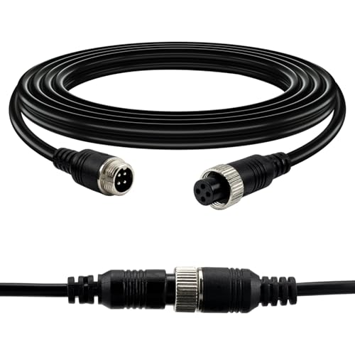 4 Pin Aviation CCTV Camera Extension Cable (16.5Ft/5M)