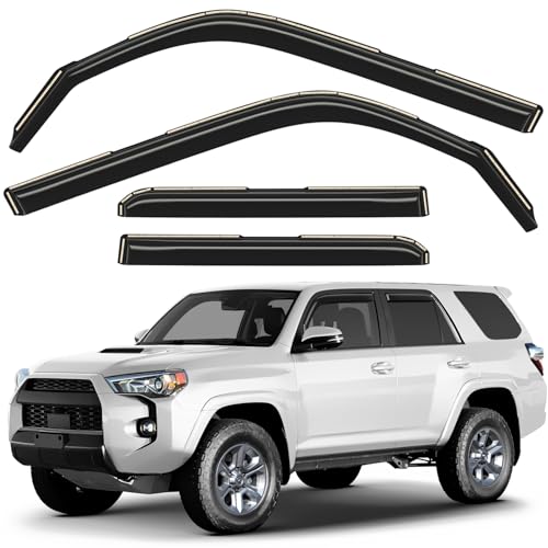 Window Deflectors Smoke Tinted in (For 4Runner 10-24)
