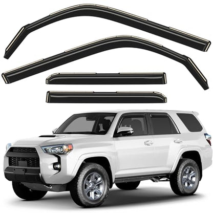 Window Deflectors Smoke Tinted in (For 4Runner 10-24)