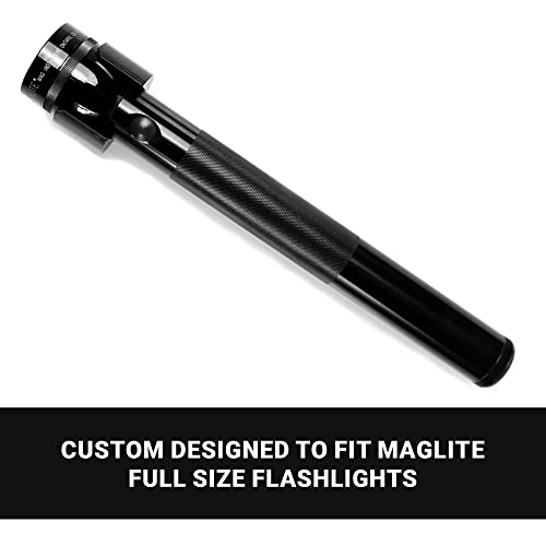 Heavy Duty Flashlight Mount Compatible with MagLite D (D Battery)