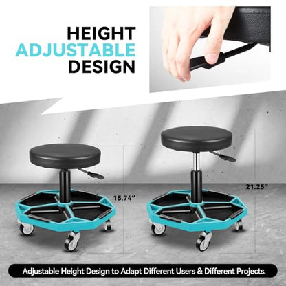 Mechanic Stool (Sky Blue)