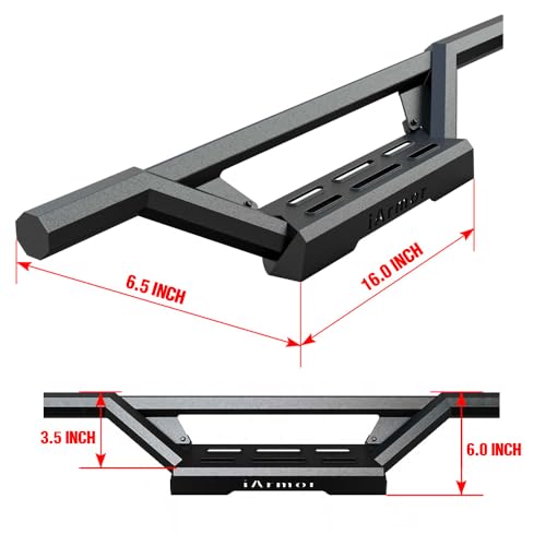 Drop Steps Running Boards for Silverado & Sierra Regular Cab (iArmor Drop Steps)