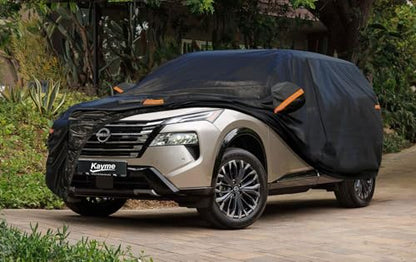 7 Layers Waterproof SUV Car Cover for Nissan Rogue 2007 (PE-Black / Custom Fit Nissan Rogue)