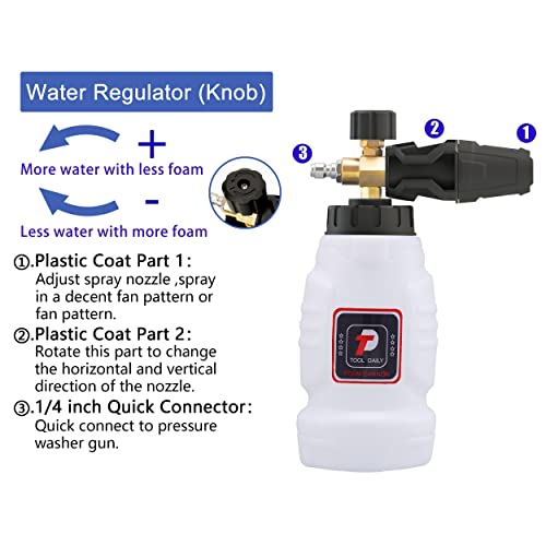 Foam Cannon for Pressure Washer (1 L)