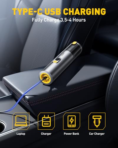Car Vacuum Cleaner (Silver)