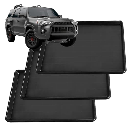 3Pcs Auto Oil Drip Pan Extra Large Oil Drip Pan for Under Car (3PCS)