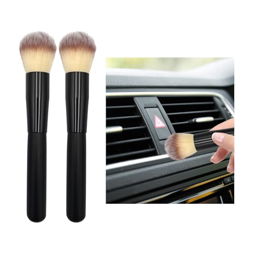 2 PCS Car Detailing Brush (Long-Beige / 2 PCS)
