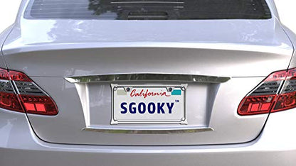 3D Chrome License Plate Frames (3D Horn Pattern)