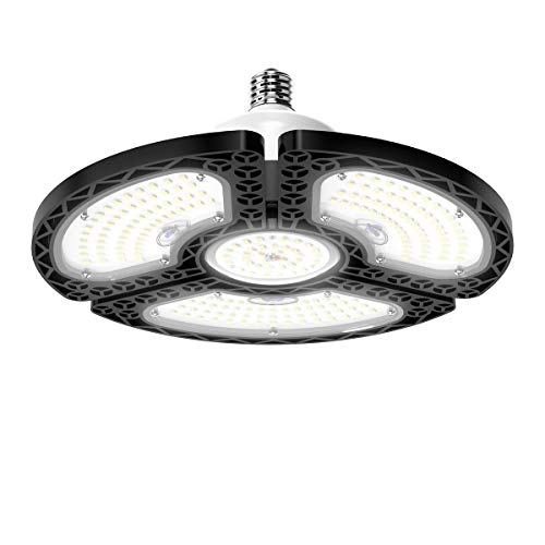 LED Garage Light 80W Deformable LED Ceiling Lights 12000 Lumens Led Shop Lights for Garage