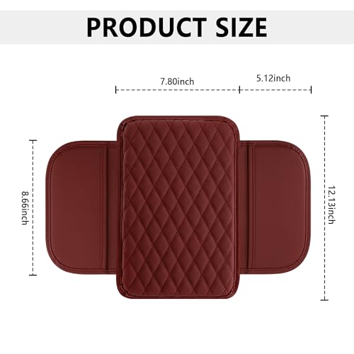 Upgraded Car Center Console Cover (Red)