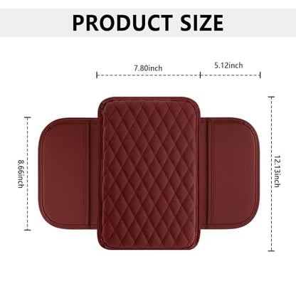 Upgraded Car Center Console Cover (Red)
