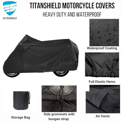 Deluxe Motorcycle Cover (Fits up to 90"L)