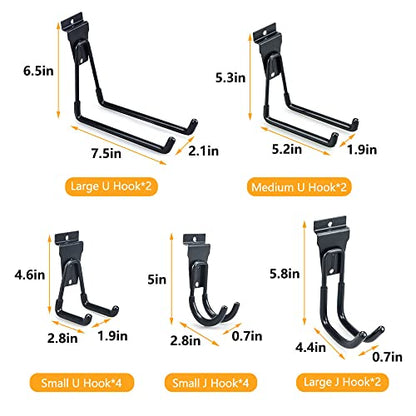 Slatwall Hooks (14pcs Slatwall Hooks)