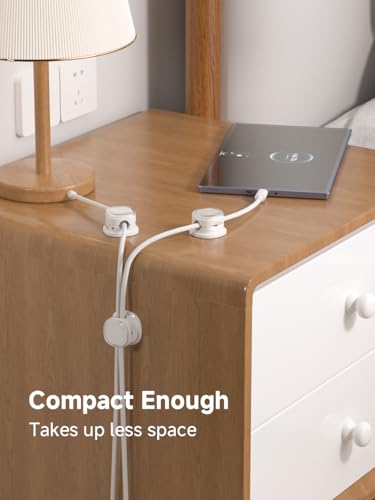 Magnetic Cable Clips (9-PCS White)