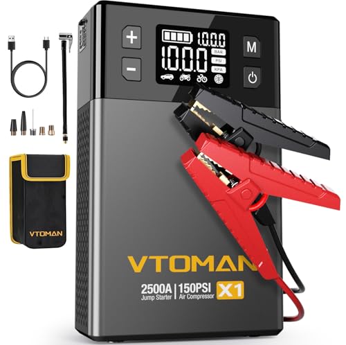 X1 2500A Jump Starter (2500A-Grey)