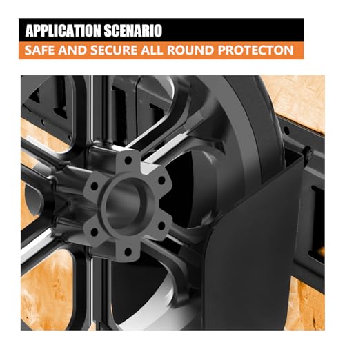4Pack E Track Wheel Chock for Motorcycle (4-6 inch)