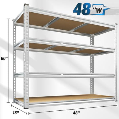 Garage Shelving (48" W x 60" H x 18" D)