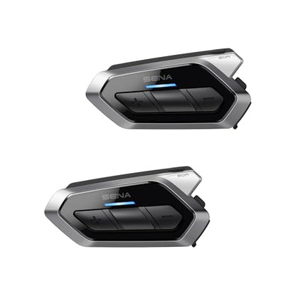50R 3 Button Motorcycle Bluetooth Headset w (Dual Pack)