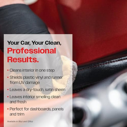 Clean & Shine Interior Car Cleaner and Dressing Spray (128 Fl Oz (Pack of 1))