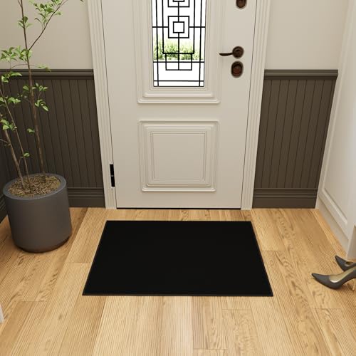 2x3 Entryway Rug (Solid Black)