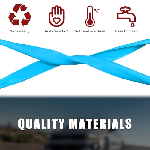 Car Rear View Mirror Protector Frame (Sky Blue-1PCS)