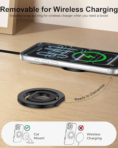 MagSafe Phone Grip Holder Dual (Black)