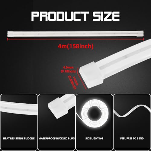 Car LED Strip Light For Trunk (Amber / Standard-158 In.)