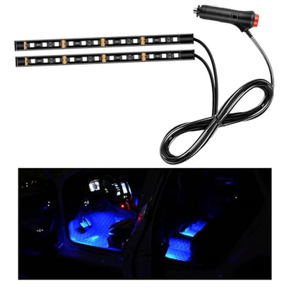 Car LED Strip Light (Connection Type: Cigarette Lighter / Blue-24 LEDs)